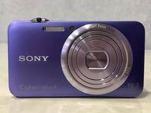 1円〜 通電確認済 SONY DSC-WX7 デジタルスチルカメラ ブルー CyberShot ソニー サイバーショット バッテリー付き SDカード無 他詳細不明_画像2