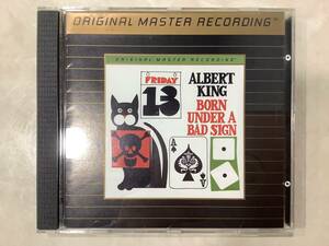 1円〜 MFSL　ゴールドCD　ALBERT KING / BORN UNDER A BAD SIGN　(UDCD 577)　24K-GOLD CD 動作確認済