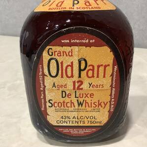 1円〜（未開栓）オールドパー デラックス 12年 スコッチウイスキー Old Parr De Luxe 750ml 43%の画像4