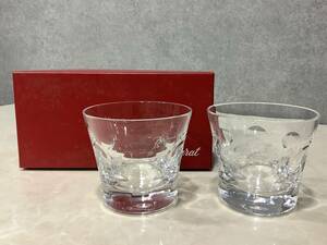 1円〜 Baccarat バカラ ロックグラス 2客 推定未使用品 長期保管品 箱に汚れ有