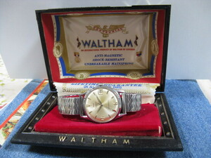 1960年代 WALTHAM ウォルサム オリジナルBOX付き アメリカンウォッチ 米国アンティーク腕時計 稼働美品 注油済み