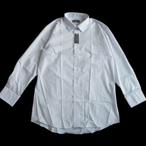 新品 GIORGIO ROSATI 長袖 シャツ LL レギュラーカラー XL メンズ 紳士 ストライプ 43-82 Yシャツ ワイシャツ