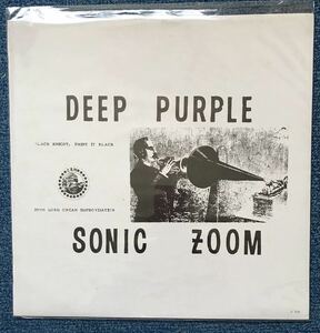 Deep Purple Live Sonic Zoom mega rare Japan vintage original JL528 deluxe b/w printed cover tmoq tmq bootleg ブート Ex/Ex