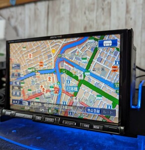 アルパイン HDDナビ 地図2015 ビックX 8型 新品フィルム付き VIE-X088 Bluetooth CD録音 DVD SD AUX USB 地デジ 走行中視聴 映像出力 