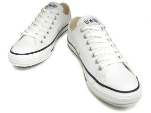  Converse leather all Star OX white white 10.5 -inch 29.0cm regular goods new goods unused sneakers 