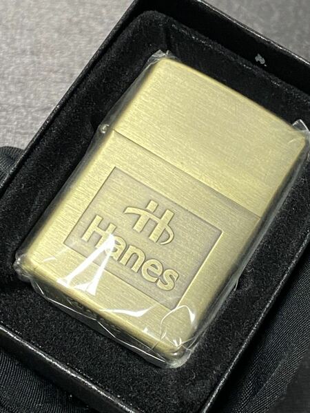 zippo Hanes GOLD 前面刻印 希少モデル ヴィンテージ 1992年製 ケース 保証書付き