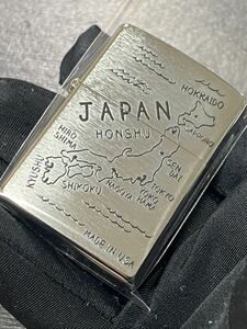 zippo JAPAN HONSHU 前面加工 希少モデル 2017年製 日本 本州 シルバーインナー 2017年製