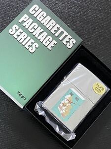 zippo 翼鵬 たばこ柄 前面加工 希少モデル 2005年製 CIGARETTES PACKAGE SERIES ケース 保証書付き