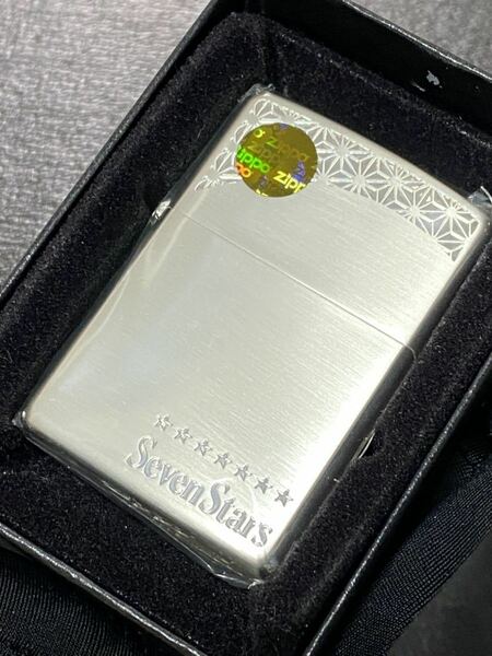 zippo Seven Stars NIPPON 限定品 2面加工 希少モデル 2012年製 セブンスター ケース 保証書付き