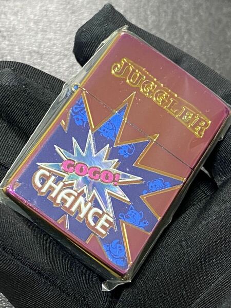 zippo ジャグラー シェル 2面刻印 レインボー 特殊加工 希少モデル 2022年製 GO GO CHANCE JUGGLER