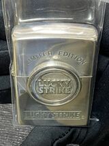 zippo ラッキーストライク 立体メタル 限定品 希少モデル ヴィンテージ 1994年製 LUCKY STRIKE U.S ジッポー シリアルナンバー NO.0594_画像5