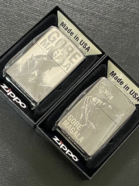 zippo モンスターハンター 2点 ゴア マガラ 狂竜戦線 両面デザイン 希少モデル 2016年製 MONSTER HUNTER FERAL GORE MAGALA ケース付