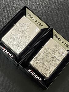 zippo マギアレコード 両面刻印 2点 アニメ 希少モデル 2020年製 魔法少女 まどか マギカ外伝 ケース 保証書付き