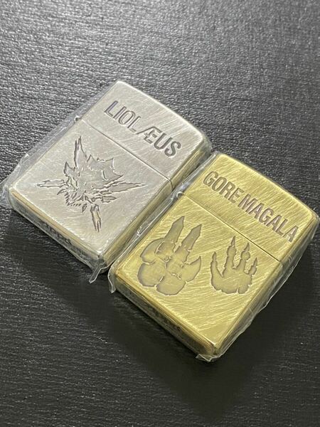 zippo モンスターハンター 2点 ゴア マガラ リオレウス 狂竜戦線 特殊加工 希少モデル 2016年製 MONSTER HUNTER GORE MAGALA LIOLAEUS