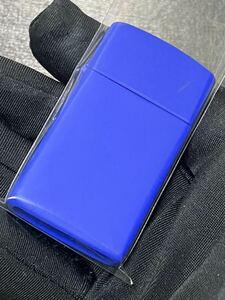 zippo スリム ヴィンテージ ブルー 希少モデル 1999年製 シルバーインナー 1999年製