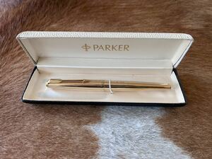 新品未使用レア PARKER パーカー 61 インシグニア 総金張 14K 万年筆 ビンテージ vintage ケース付