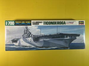 ハセガワ 1/700 ウォーターラインシリーズ アメリカ海軍 航空母艦 タイコンデロガ 難有