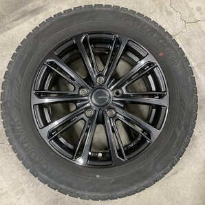 □5897 良品 MiLLOUS ホンダ フリード 等 15インチ 6J +53 5穴 114.3 アルミホイール 185/65R15 YOKOHAMA iceGUARD iG60の画像2