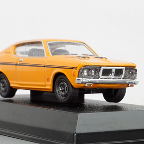 コナミ 絶版名車コレクション vol.4 三菱 ギャラン GTO （ A53C-GR ）1970 オレンジ MITSUBISHI GALANT GTO MR (A53C-GR) 1970の画像6