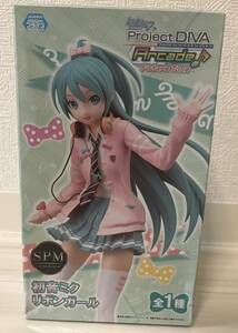 ★ 即決3200★ ◆ HATSUNE MIKU figure Project DIVA Arcade Future Tone SPM 初音ミク スーパープレミアム フィギュア リボンガール 