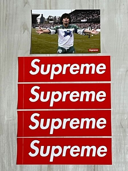 【supreme】マラドーナステッカー1枚＋supremeステッカー4枚 シュプリーム ステッカー 