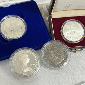 記念コイン 外貨 まとめて 銀貨 記念硬貨 純銀 999 Fine Silver オリンピック 等 ケース付き 大量 海外 銅 の画像9