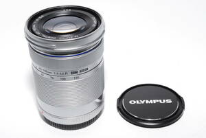 【美品】オリンパス OLYMPUS M.ZUIKO DIGITAL ED 40-150mm F4.0-5.6 R シルバー マイクロフォーサーズ用 望遠ズームレンズ