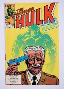 * очень редкий The Incredible Hulk #291 1984 год 1 месяц подлинная вещь MARVEL Халк ma- bell American Comics Vintage комикс английская версия иностранная книга *