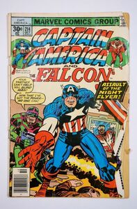 ★激レア Captain America #214 1977年10月 当時物 MARVEL キャプテン アメリカ マーベル アメコミ ヴィンテージ コミック 英語版 洋書★