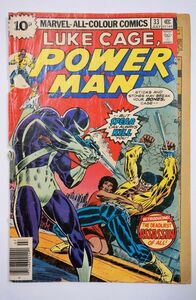 ★激レア Luke Cage, Power Man #33 1976年7月 当時物 MARVEL ルーク・ケイジ マーベル アメコミ ヴィンテージ コミック 英語版 洋書★