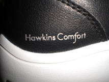 HAWKINS COMFORT ホーキンスコンフォート　スニーカー　デッキシューズ　黒白23㎝　HW30143_画像9