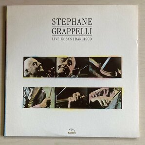 LPA23058 ステファン・グラッペリ STEPHANE GRAPPELLI / LIVE IN SAN FRANCISCO 輸入盤LP 盤良好 USA