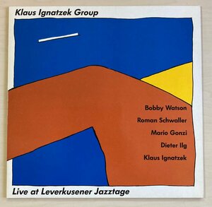 LPA23149 クラウス・イグナツェク・グループ KLAUS IGNATZEK / LIVE AT LEVERKUSENER JAZZTAGE 輸入盤LP ドイツ