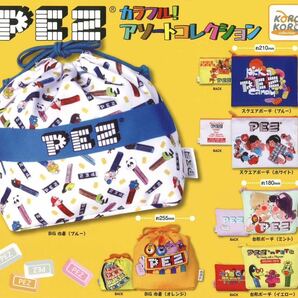 PEZ カラフル！アソートコレクション 全6種コンプ 巾着 ポーチ ペッツの画像1