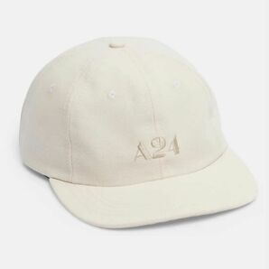 A24 映画　Cream Logo Hat