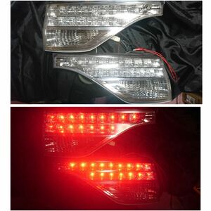 50系&20系エスティマ後期3型クリアテールランプ左右2点32灯化LED加工品