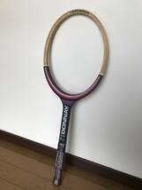 当時物　未使用　デッドストック　ドネー　DONNAY　オールウッド　テニスラケット　カバー付き　フレームのみ　　HF1725_画像2