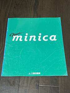 MITUBISHI Mitsubishi автомобиль MINICA Minica старый машина каталог подлинная вещь SM3253