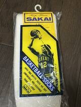 サカイ SAKAI バスケットボールソックス バスケット バレー バッソク ハイソックス XL デッドストック 未使用 SM3273_画像4