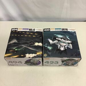 41 【未開封品】GOOD SMILE COMPANY ねんどろいど 423 艦これ 空母ヲ級 他 戦艦レ級 2点セット販売 （100）