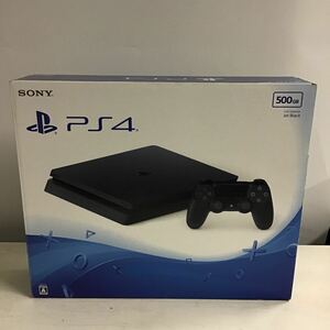 35 [ scratch equipped ]SONY PlayStation 4 slim jet black CUH-2000A 500GB (100)