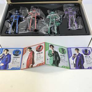 19 海洋堂 純烈 スーパー戦闘 純烈ジャー ソフビフィギュア 4体セット 中古品 (100)の画像4