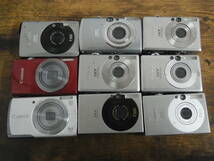 6/デジタルカメラ Canon IXY PowerShot 9個 大量まとめセット A3500 IS 800 IS 90 60 50 10 等 キヤノン 他多数出品中_画像1