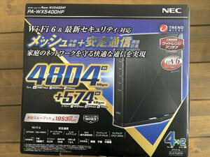 NEC！Aterm WX5400HP！PA-WX5400HP！美品