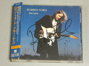 USED★直筆サイン入り★ブルー・ムーン★ロベン・フォード