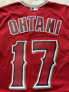 【国内正規品】大谷翔平 エンゼルス　ユニフォーム　Lサイズ　ANGELS MLB LA 17 レッド　マジェスティック RC　2018 19 OHTANI MVP