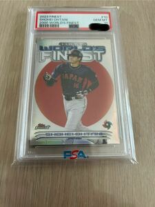 大谷翔平topps finest wbc PSA10 大谷翔平　WBC TOPPS LA 17 