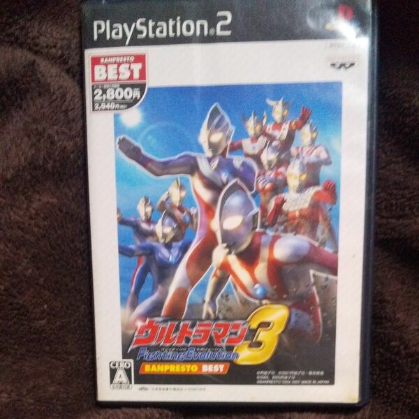 【PS2】 ウルトラマン Fighting Evolution 3 [バンプレストベスト］　説明書なし