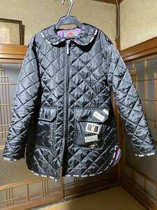 [. снижение цены ]* супер выгодная покупка * очень красивый товар * один раз надеты 13,900 иен PH чёрный поли с логотипом, нашивка пальто ( Melrose товар,Free размер )