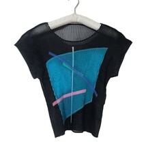 90s ISSEY MIYAKE Abstract Bauhaus Art Shirt Top 抽象画 バウハウス シャツ カットソー 90s pleats please プリーツプリーズ 初期_画像1